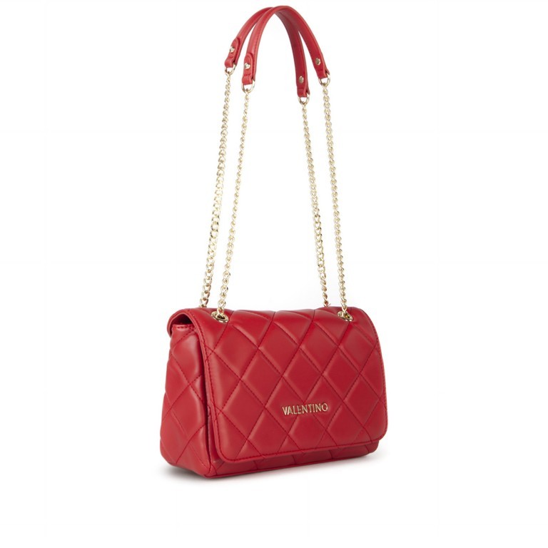 Umhängetasche Ocarina Rosso, Farbe: rot/weinrot, Marke: Valentino Bags, EAN: 8054942227553, Abmessungen in cm: 26x18x9, Bild 2 von 7