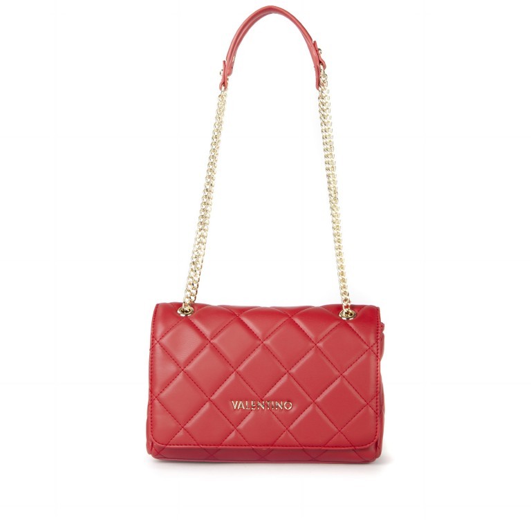 Umhängetasche Ocarina Rosso, Farbe: rot/weinrot, Marke: Valentino Bags, EAN: 8054942227553, Abmessungen in cm: 26x18x9, Bild 1 von 7