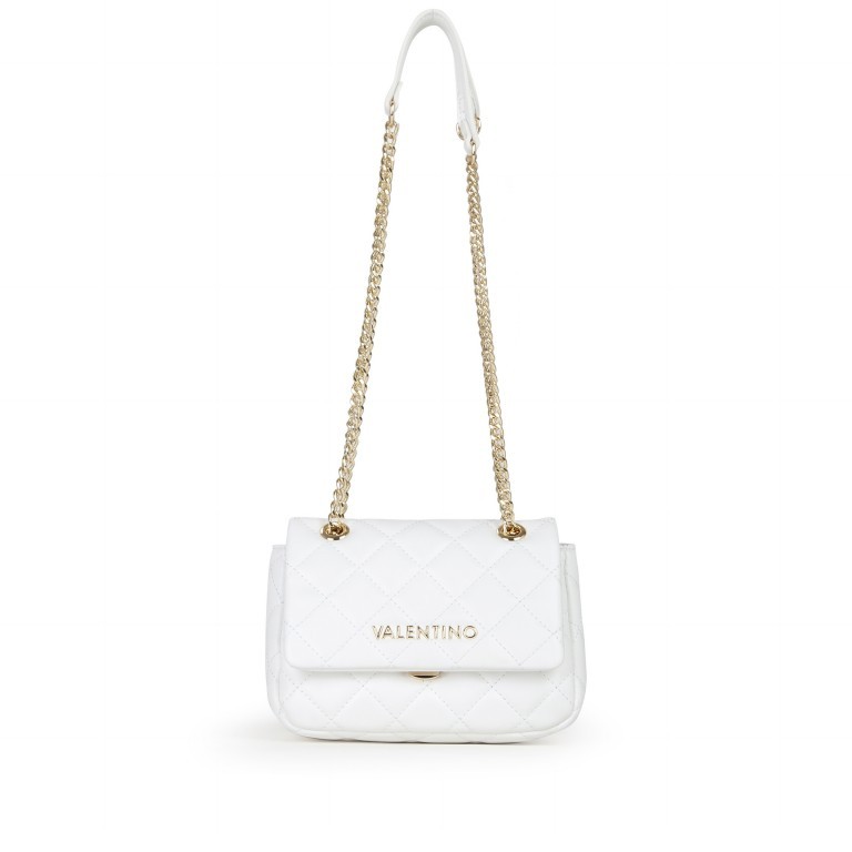 Umhängetasche Ocarina Bianco, Farbe: weiß, Marke: Valentino Bags, EAN: 8054942444295, Abmessungen in cm: 20x15x7, Bild 1 von 8