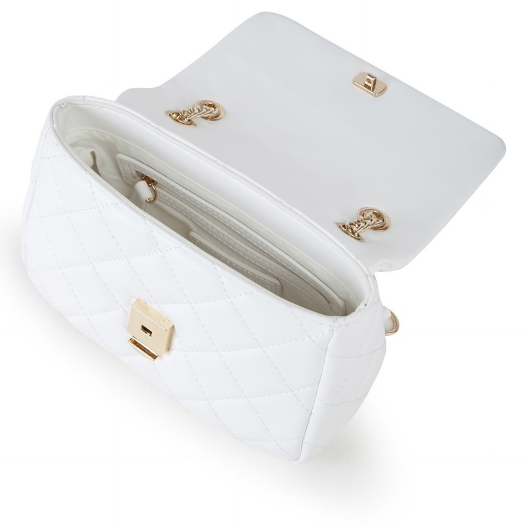 Umhängetasche Ocarina Bianco, Farbe: weiß, Marke: Valentino Bags, EAN: 8054942444295, Abmessungen in cm: 20x15x7, Bild 8 von 8