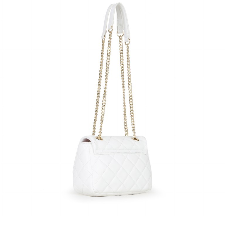 Umhängetasche Ocarina Bianco, Farbe: weiß, Marke: Valentino Bags, EAN: 8054942444295, Abmessungen in cm: 20x15x7, Bild 3 von 8
