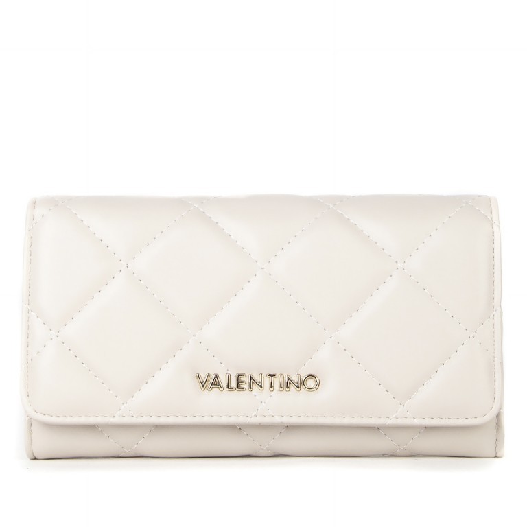 Geldbörse Ocarina Relove Recycle Ecru, Farbe: beige, Marke: Valentino Bags, EAN: 8054942234643, Abmessungen in cm: 19.5x10.5x3, Bild 1 von 4