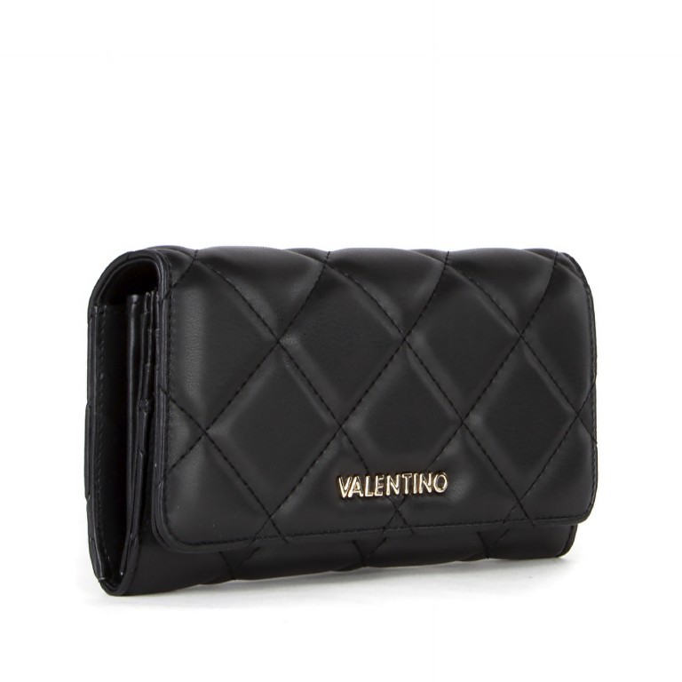 Geldbörse Ocarina Relove Recycle Nero, Farbe: schwarz, Marke: Valentino Bags, EAN: 8054942234568, Abmessungen in cm: 19.5x10.5x3, Bild 2 von 4
