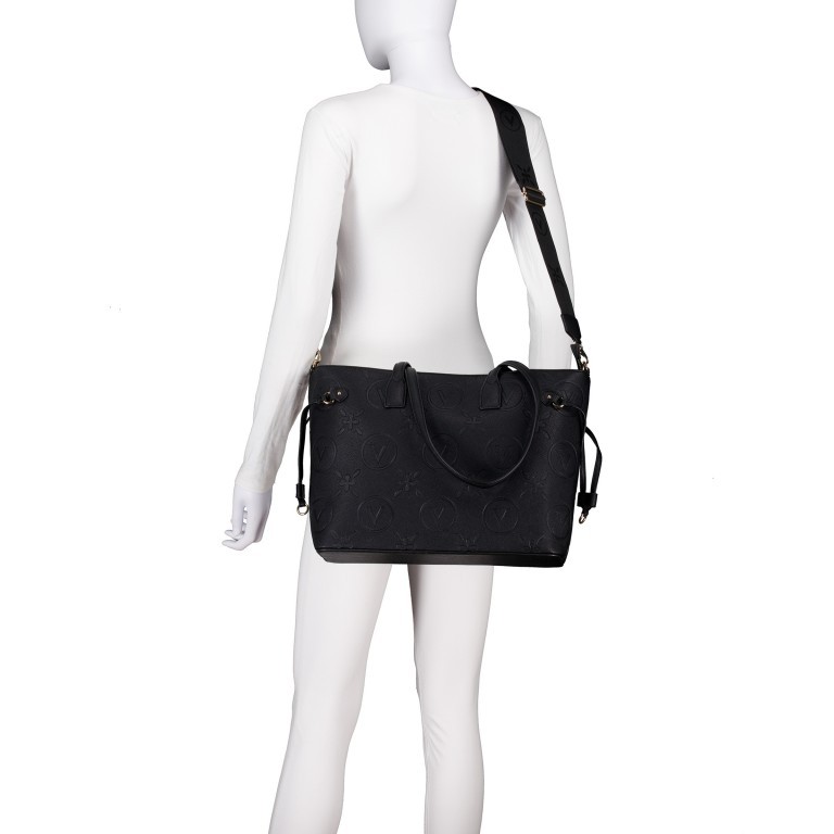 Shopper Samba Relove Recycle Nero, Farbe: schwarz, Marke: Valentino Bags, EAN: 8054942650887, Abmessungen in cm: 35x27x10, Bild 6 von 7