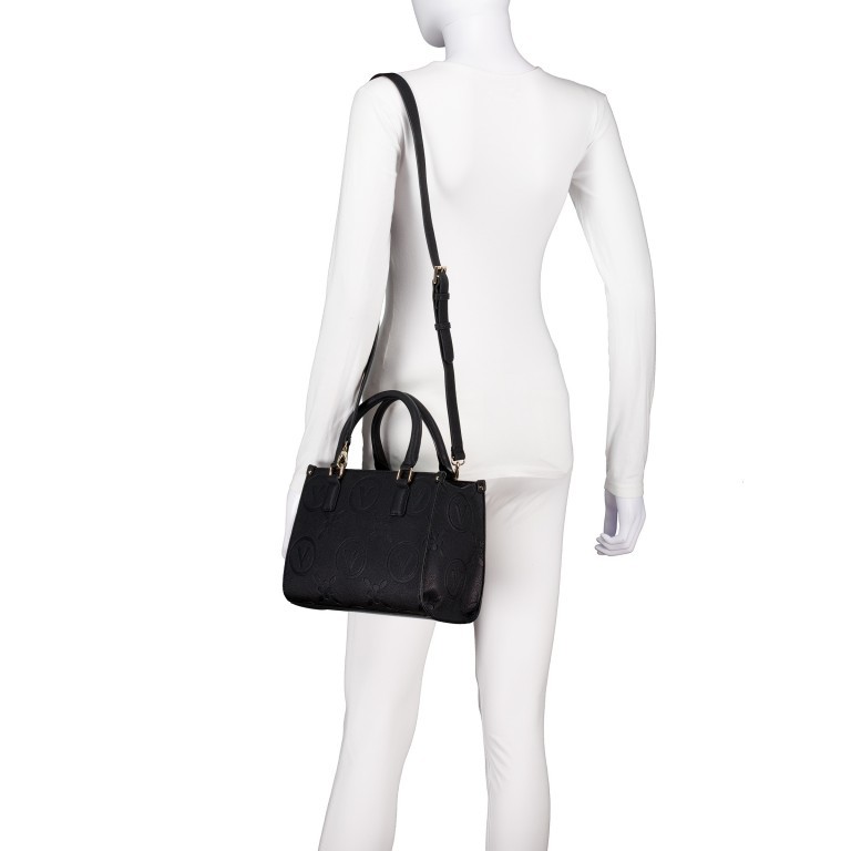 Handtasche Samba Relove Recycle Nero, Farbe: schwarz, Marke: Valentino Bags, EAN: 8054942650924, Abmessungen in cm: 25x19.5x13, Bild 5 von 7