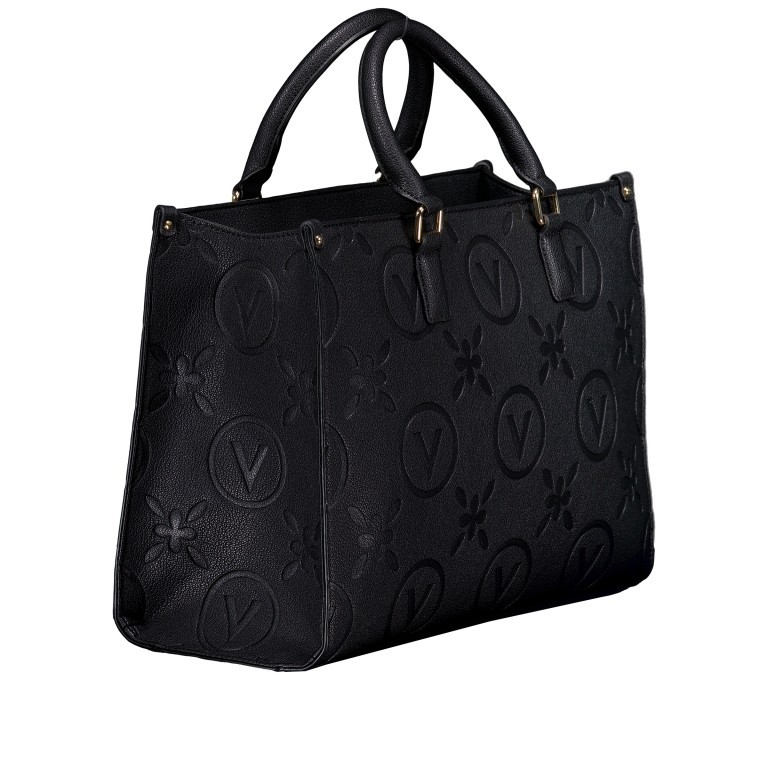 Handtasche Samba Relove Recycle Nero, Farbe: schwarz, Marke: Valentino Bags, EAN: 8054942688361, Abmessungen in cm: 34.5x25.5x15, Bild 2 von 8