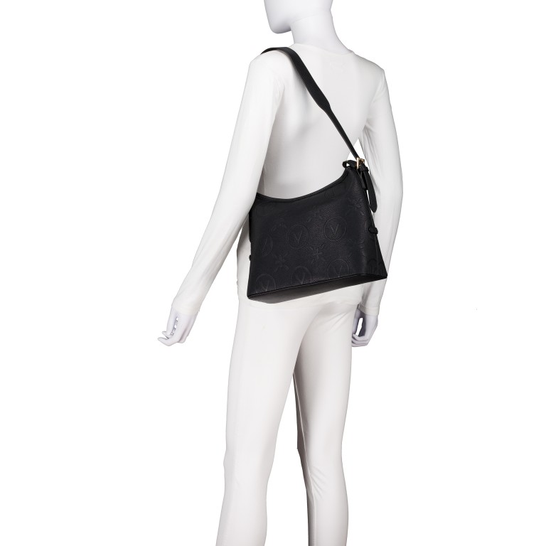 Beuteltasche Samba Relove Recycle Nero, Farbe: schwarz, Marke: Valentino Bags, EAN: 8054942650962, Abmessungen in cm: 29.5x24x12, Bild 4 von 5