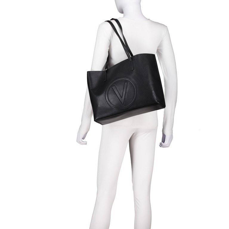 Shopper Selena Relove Recycle Nero, Farbe: schwarz, Marke: Valentino Bags, EAN: 8054942653659, Abmessungen in cm: 34.5x26.5x13.4, Bild 4 von 6