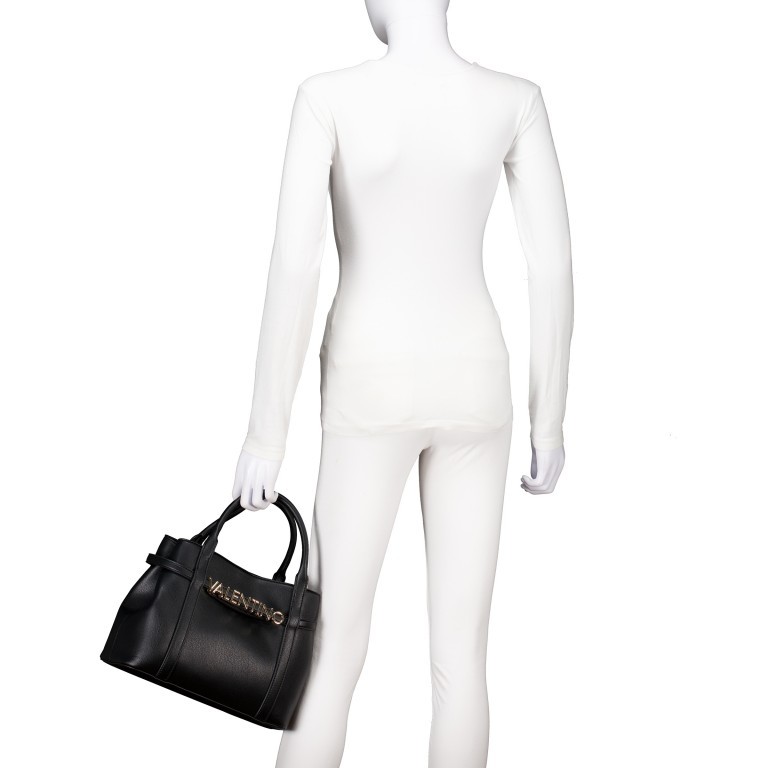 Handtasche Selma Relove Recycle Nero, Farbe: schwarz, Marke: Valentino Bags, EAN: 8054942650436, Abmessungen in cm: 30x22x13, Bild 4 von 7