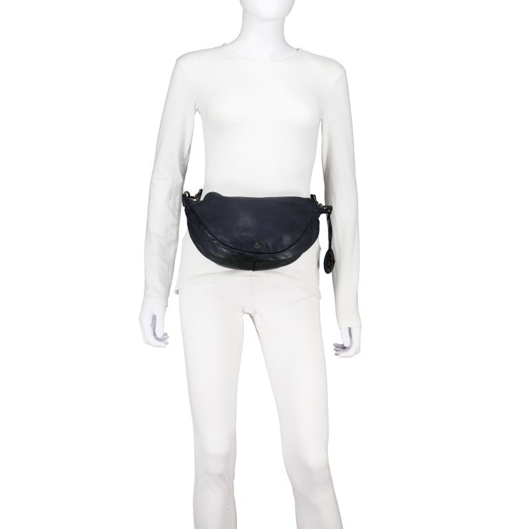 Umhängetasche Anchor-Love Smilla AL-12849 Midnight Navy, Farbe: blau/petrol, Marke: Harbour 2nd, EAN: 4046478077515, Abmessungen in cm: 33x17.5x9, Bild 4 von 6
