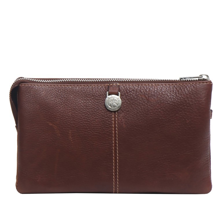 Umhängetasche / Clutch Cormorano Silja Coffee, Farbe: braun, Marke: Adax, EAN: 5705483239651, Abmessungen in cm: 23x14x3, Bild 3 von 5
