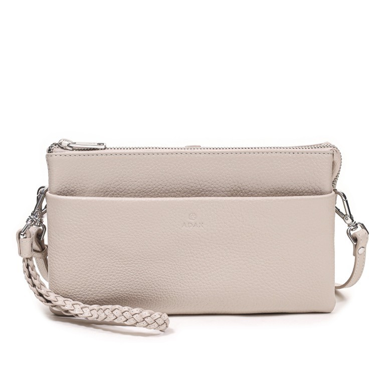 Umhängetasche / Clutch Cormorano Silja Stone, Farbe: beige, Marke: Adax, EAN: 5705483160993, Abmessungen in cm: 23x14x3, Bild 1 von 5