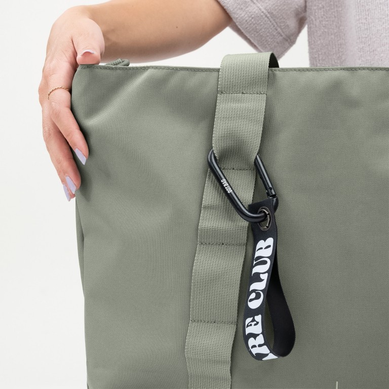 Shopper Tote Bag Monochrome Bass, Farbe: grün/oliv, Marke: Got Bag, EAN: 4262457050359, Abmessungen in cm: 33x50x15, Bild 8 von 9
