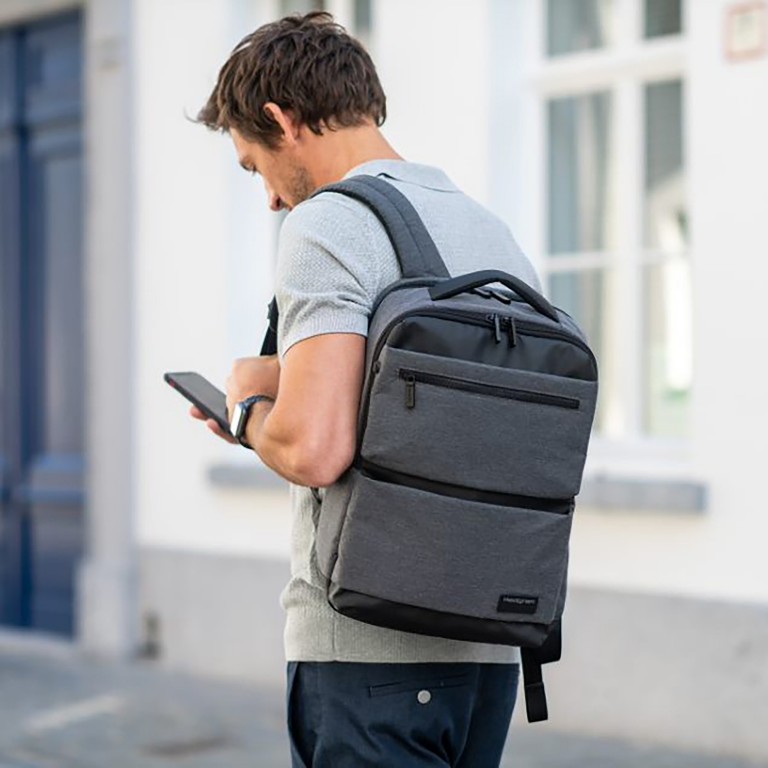 Rucksack Next Script mit Laptopfach 15.6 Stylish Grey, Farbe: grau, Marke: Hedgren, EAN: 5413507137080, Abmessungen in cm: 29x42x17, Bild 5 von 14