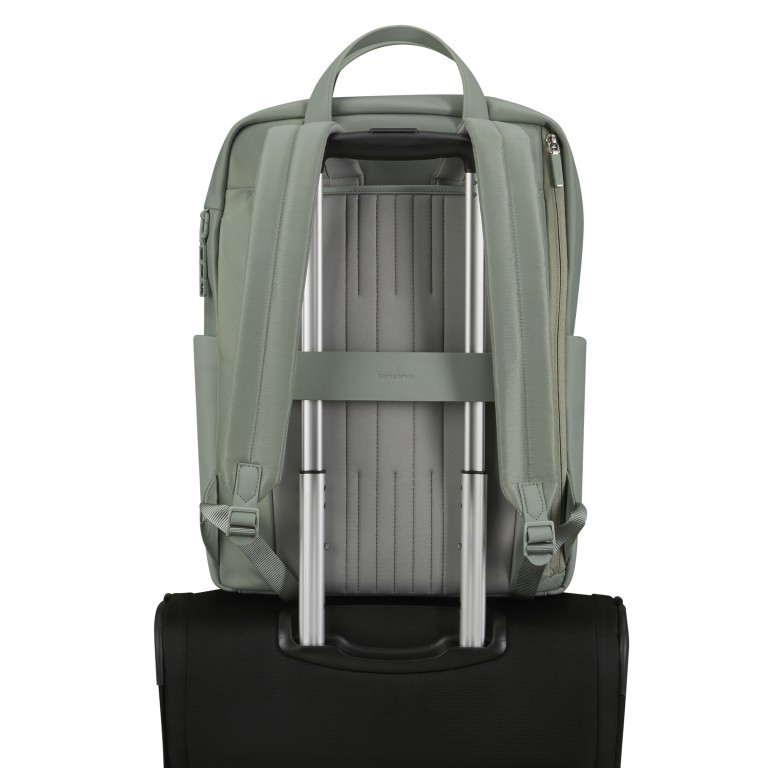 Rucksack 4Pack 15,6 Zoll Mineral Green, Farbe: grün/oliv, Marke: Samsonite, EAN: 5400520312068, Abmessungen in cm: 30x41x12, Bild 6 von 13