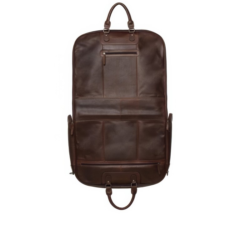 Kleidersack Josh Brown, Farbe: braun, Marke: The Chesterfield Brand, EAN: 8719241112091, Abmessungen in cm: 61x45x12, Bild 8 von 8