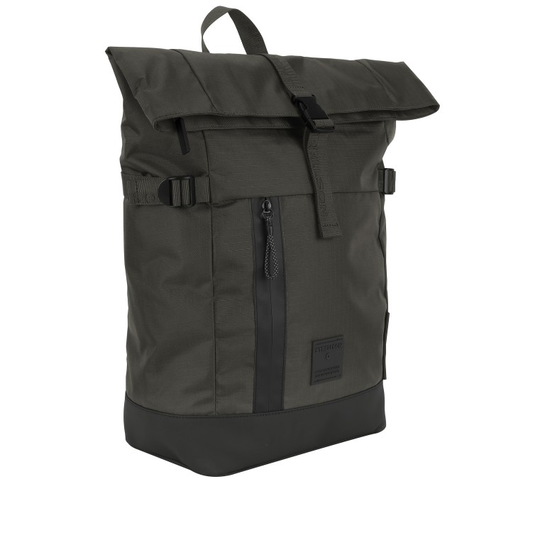 Rucksack Northwood RS Eddie MVF Khaki, Farbe: taupe/khaki, Marke: Strellson, EAN: 4048835178408, Abmessungen in cm: 27.5x42x15, Bild 2 von 7