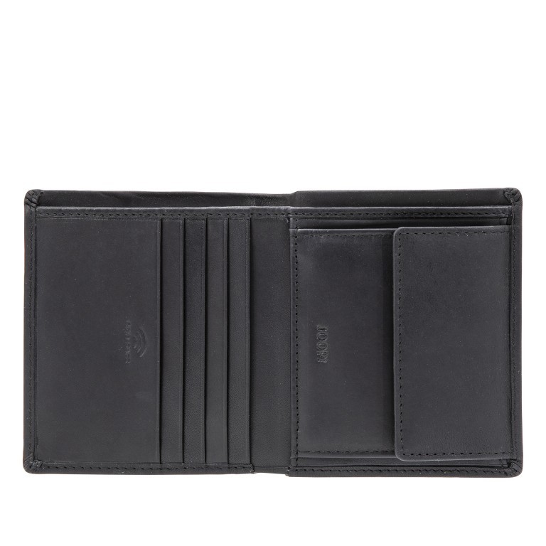 Geldbörse Loreto Daphnis SV6 Black, Farbe: schwarz, Marke: Joop!, EAN: 4053533733293, Abmessungen in cm: 9.5x10.5x2, Bild 3 von 4
