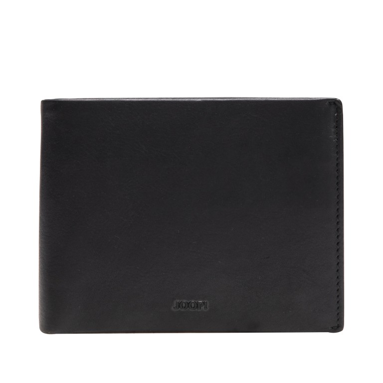 Geldbörse Loreto Typhon MH9 Black, Farbe: schwarz, Marke: Joop!, EAN: 4053533733378, Abmessungen in cm: 12.5x9x2, Bild 1 von 4