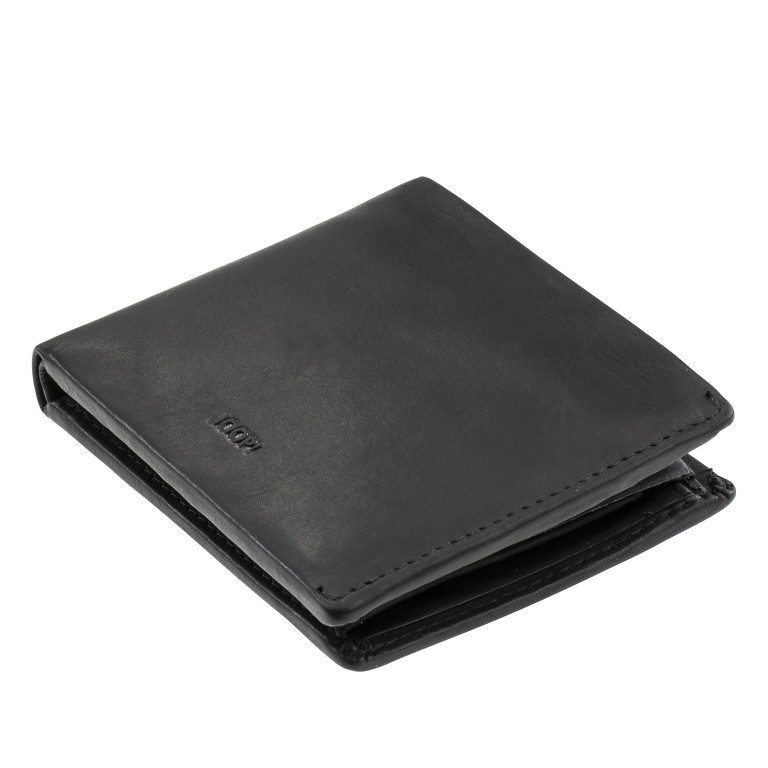 Geldbörse Loreto Philipos SH8 Black, Farbe: schwarz, Marke: Joop!, EAN: 4048835007456, Abmessungen in cm: 10.8x8.7x2, Bild 2 von 5