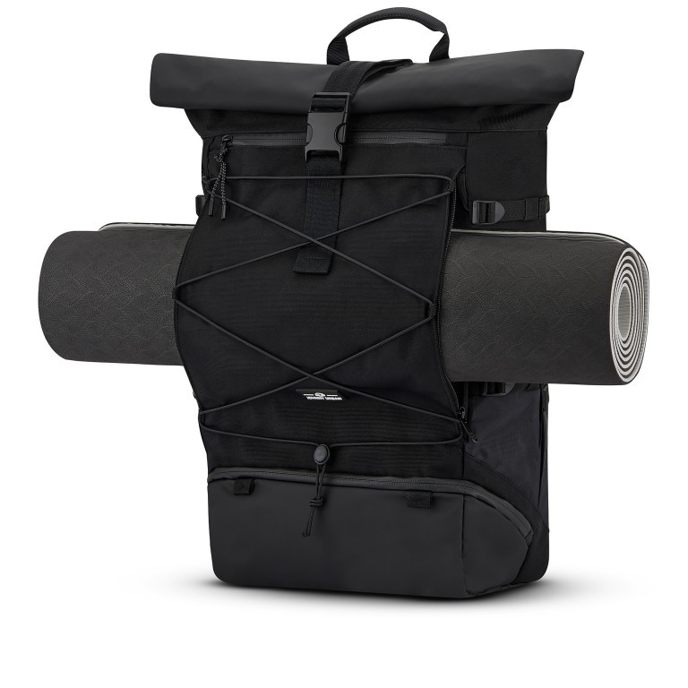Rucksack Eco Series Allen Large Travel erweiterbar Schwarz, Farbe: schwarz, Marke: Johnny Urban, EAN: 4260641587094, Abmessungen in cm: 31x50x18, Bild 2 von 18