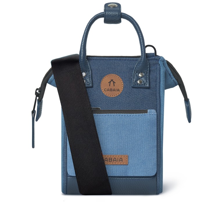 Umhängetasche Nano Bag San Giljan Blau, Farbe: blau/petrol, Marke: Cabaia, EAN: 3701328301738, Abmessungen in cm: 12x19x8.5, Bild 1 von 8