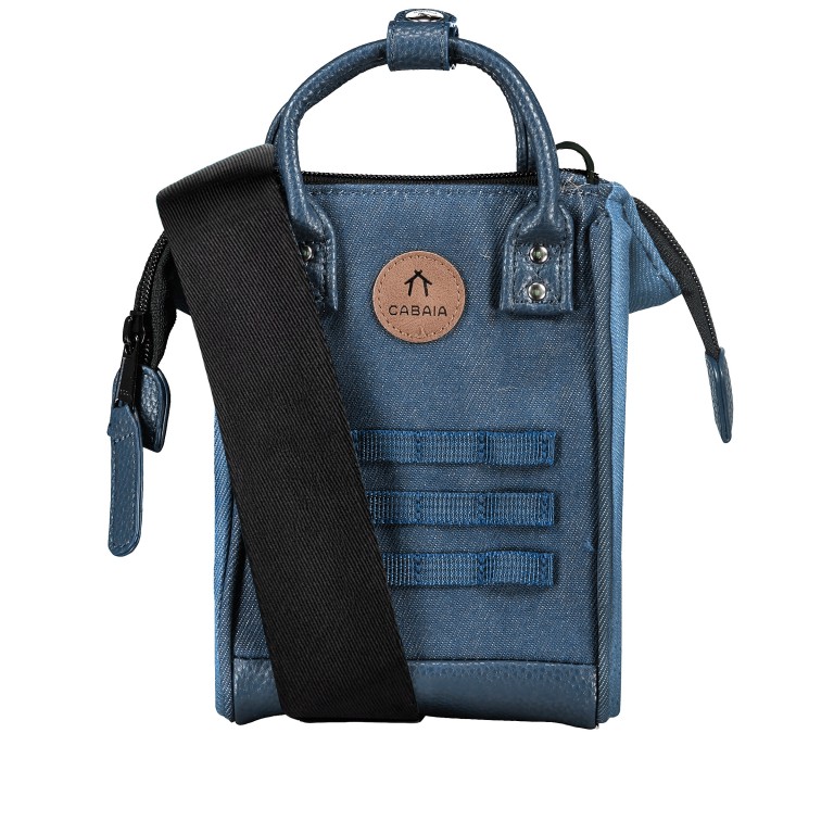 Umhängetasche Nano Bag San Giljan Blau, Farbe: blau/petrol, Marke: Cabaia, EAN: 3701328301738, Abmessungen in cm: 12x19x8.5, Bild 2 von 8