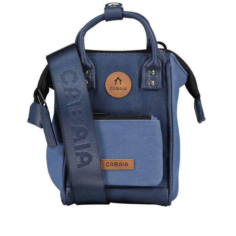 Umhängetasche Nano Bag San Giljan Blau, Farbe: blau/petrol, Marke: Cabaia, EAN: 3701328301738, Abmessungen in cm: 12x19x8.5, Bild 2 von 8