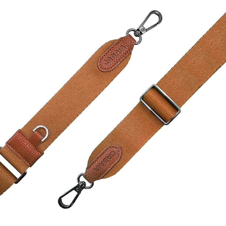 Umhängetasche Nano Bag Moscou Camel, Farbe: cognac, Marke: Cabaia, EAN: 3701328391449, Abmessungen in cm: 12x19x8.5, Bild 8 von 8