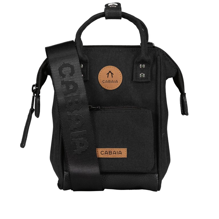 Umhängetasche Nano Bag Berlin Schwarz, Farbe: schwarz, Marke: Cabaia, EAN: 3701328393290, Abmessungen in cm: 12x19x8.5, Bild 2 von 8