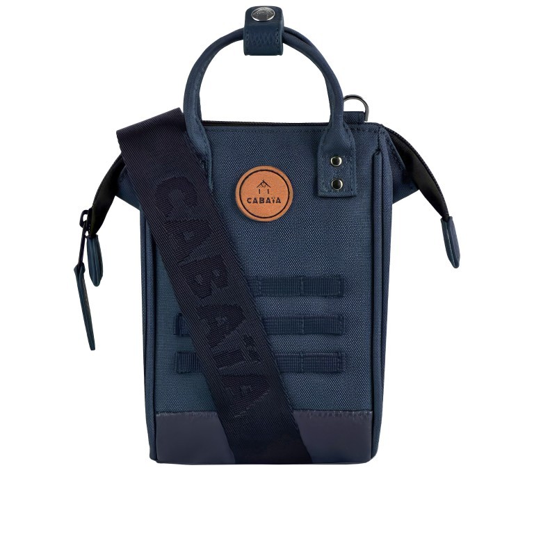 Umhängetasche Nano Bag Reykjavic Dunkelblau, Farbe: blau/petrol, Marke: Cabaia, EAN: 3701328390671, Abmessungen in cm: 12x19x8.5, Bild 1 von 8