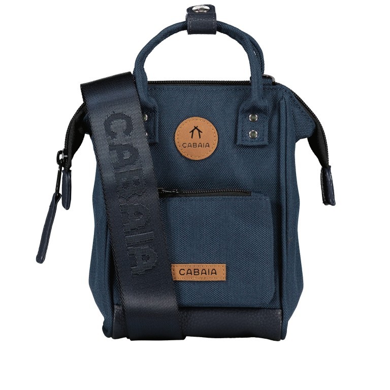 Umhängetasche Nano Bag Reykjavic Dunkelblau, Farbe: blau/petrol, Marke: Cabaia, EAN: 3701328390671, Abmessungen in cm: 12x19x8.5, Bild 2 von 8