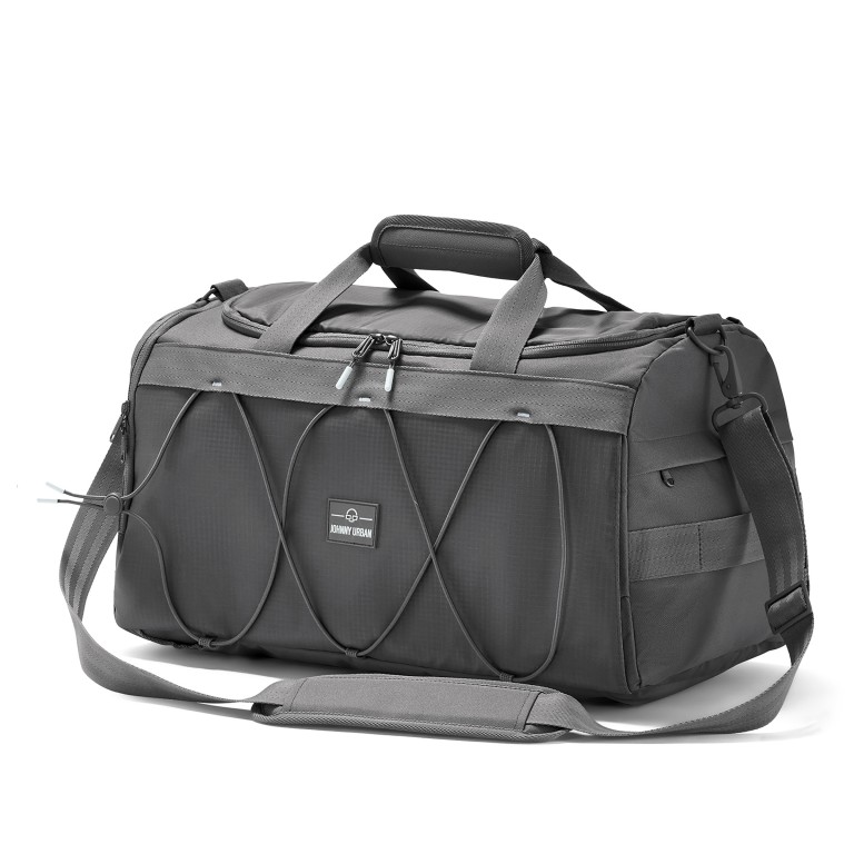Reisetasche / Rucksack Eco Series Shawn Medium Dunkelgrau, Farbe: grau, Marke: Johnny Urban, EAN: 4260641589777, Abmessungen in cm: 50x27.5x28, Bild 2 von 10
