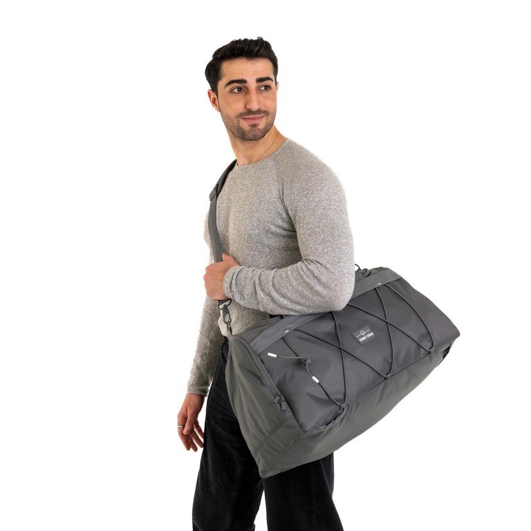 Reisetasche / Rucksack Eco Series Shawn Medium Dunkelgrau, Farbe: grau, Marke: Johnny Urban, EAN: 4260641589777, Abmessungen in cm: 50x27.5x28, Bild 5 von 10