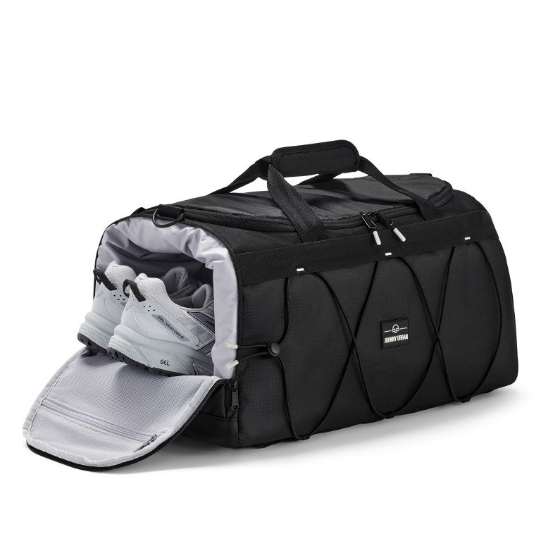 Reisetasche / Rucksack Eco Series Shawn Medium Schwarz, Farbe: schwarz, Marke: Johnny Urban, EAN: 4260641589746, Abmessungen in cm: 50x27.5x28, Bild 8 von 10