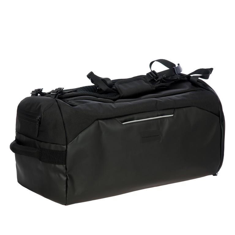 Reisetasche / Rucksack Urban Eco Travel Duffle Black, Farbe: schwarz, Marke: Porsche Design, EAN: 4056487068763, Abmessungen in cm: 58x33x33, Bild 6 von 9