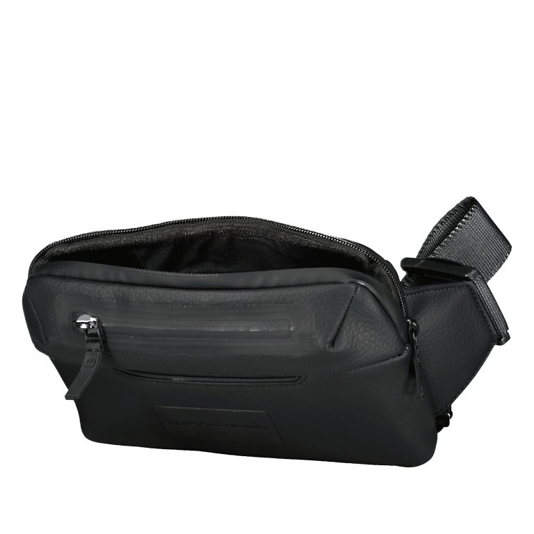 Gürteltasche Urban Eco Leather Belt Bag RL Black, Farbe: schwarz, Marke: Porsche Design, EAN: 4056487052335, Abmessungen in cm: 22x14x6.3, Bild 8 von 8