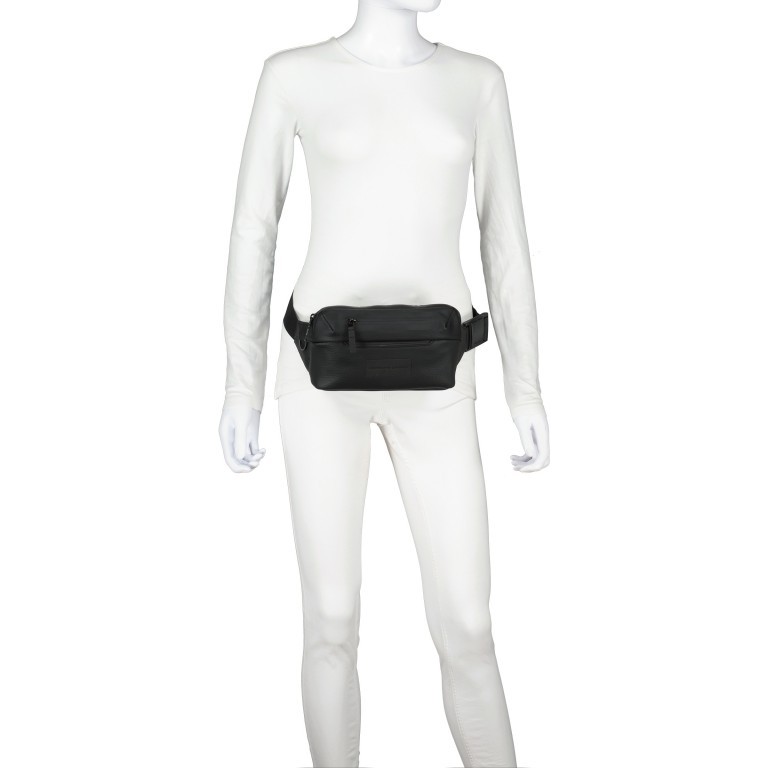 Gürteltasche Urban Eco Leather Belt Bag RL Black, Farbe: schwarz, Marke: Porsche Design, EAN: 4056487052335, Abmessungen in cm: 22x14x6.3, Bild 5 von 8