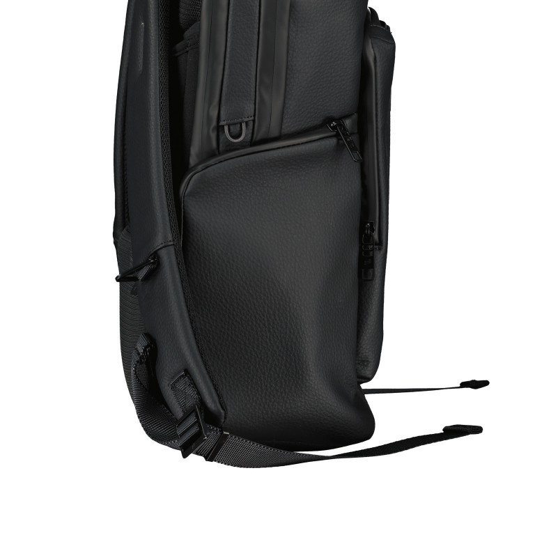 Rucksack Urban Eco Leather Backpack M2 mit Laptopfach 15 Zoll Black, Farbe: schwarz, Marke: Porsche Design, EAN: 4056487052298, Abmessungen in cm: 33x43x17, Bild 12 von 12