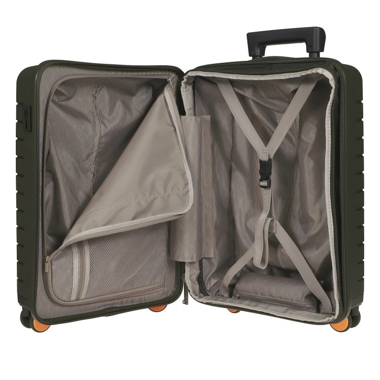 Handgepäck-Trolley B|Y by Brics Ulisse mit Frontfach 55 cm Oliv, Farbe: grün/oliv, Marke: Brics, EAN: 8016623959221, Abmessungen in cm: 37x55x24, Bild 9 von 12