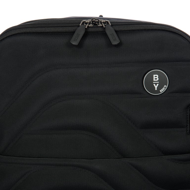 Rucksack / Reisetasche B|Y by Brics Two Way Underseater erweiterbar im Volumen Nero, Farbe: schwarz, Marke: Brics, EAN: 8016623967837, Abmessungen in cm: 30x42x14, Bild 8 von 8