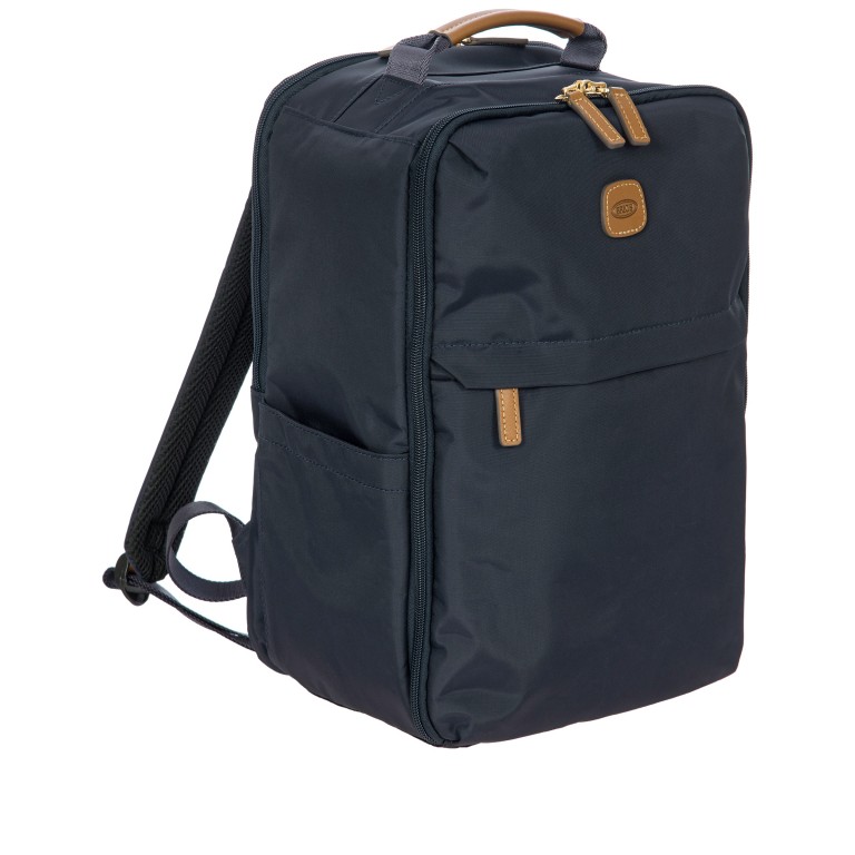 Rucksack X-BAG & X-Travel Underseat Backpack Ocean Blue, Farbe: blau/petrol, Marke: Brics, EAN: 8016623969367, Abmessungen in cm: 26x39x19, Bild 2 von 9
