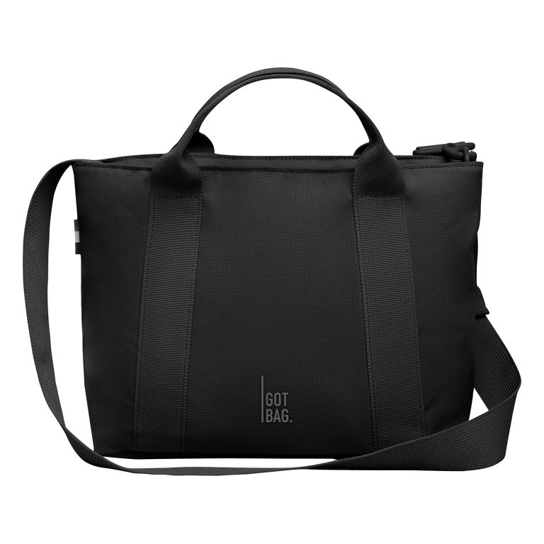 Handtasche Tote Bag Mini Monochrome Black, Farbe: schwarz, Marke: Got Bag, EAN: 4262457050373, Abmessungen in cm: 33x22x10, Bild 1 von 8
