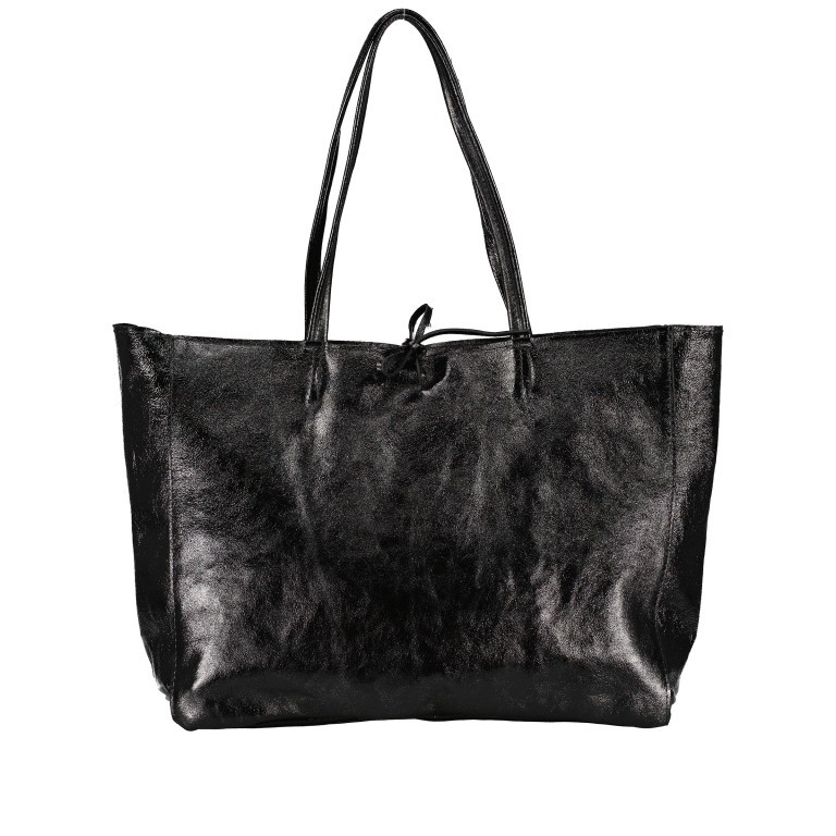 Shopper Laminato Schwarz, Farbe: schwarz, Marke: Hausfelder Manufaktur, EAN: 4065646024601, Abmessungen in cm: 36.5x30.5x12.5, Bild 1 von 5