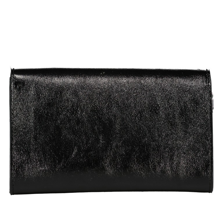 Umhängetasche Laminato Schwarz, Farbe: schwarz, Marke: Hausfelder Manufaktur, EAN: 4065646024625, Abmessungen in cm: 23x14.5x5, Bild 3 von 6