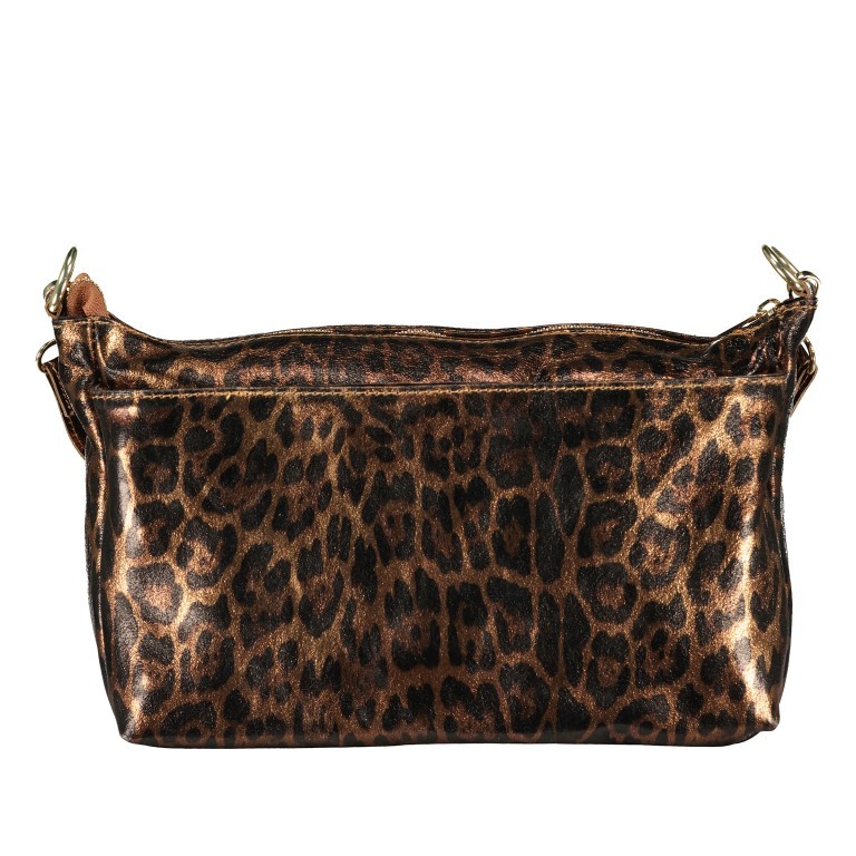 Umhängetasche Leoprint Braun, Farbe: braun, Marke: Hausfelder Manufaktur, EAN: 4065646024687, Abmessungen in cm: 26.5x17x11, Bild 3 von 8
