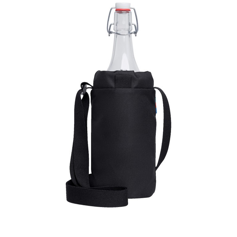 Umhängetasche Bottle Bag Black, Farbe: schwarz, Marke: Got Bag, EAN: 4262457050335, Abmessungen in cm: 9x9x20, Bild 2 von 6