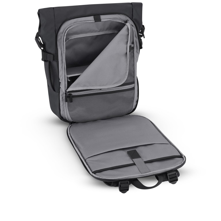 Rucksack Lisbon All Black, Farbe: schwarz, Marke: Kapten & Son, EAN: 4251145252656, Abmessungen in cm: 33x45x21, Bild 10 von 12