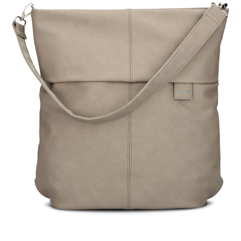 Umhängetasche Mademoiselle M140 Nubuk Cappucino, Farbe: braun, Marke: Zwei, EAN: 4250257935617, Abmessungen in cm: 35x35x18, Bild 8 von 8