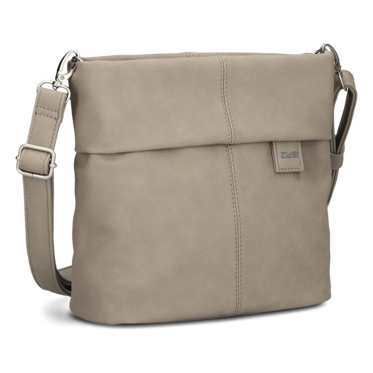 Umhängetasche Mademoiselle M8 vegan Nubuk Cappuccino, Farbe: braun, Marke: Zwei, EAN: 4250257935563, Abmessungen in cm: 23x25x10, Bild 2 von 9